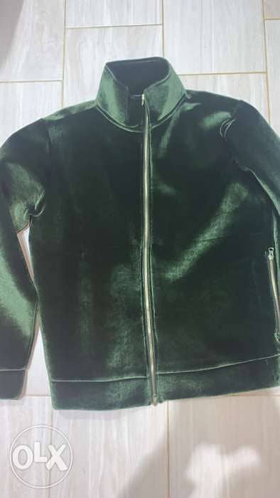 new green faux jacket for men 2