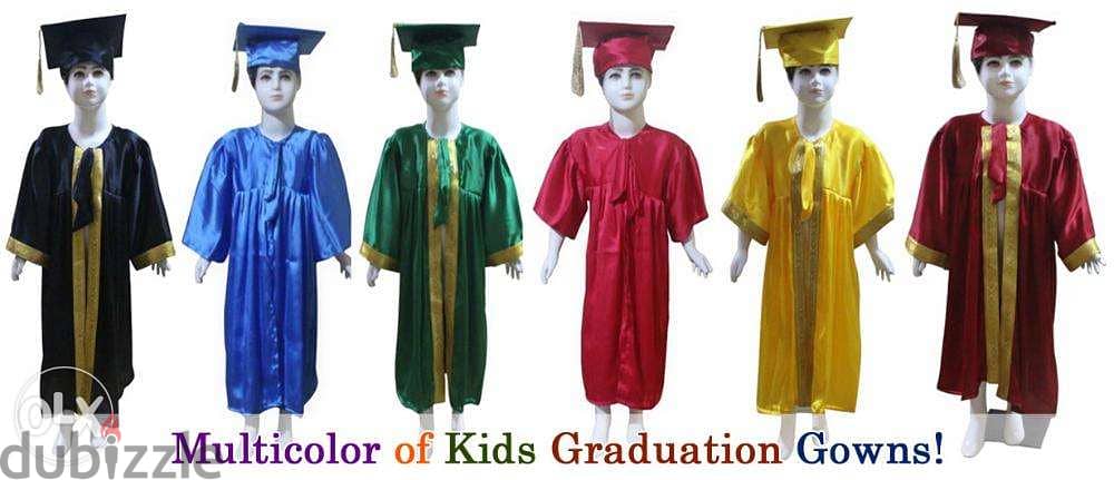 Graduation Gowns for nursery , schools and college Students 2