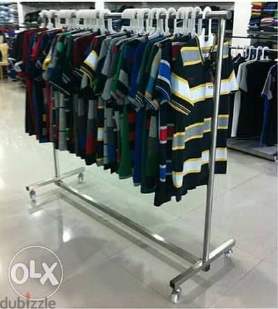 Movable Garments Display Hanging Stand