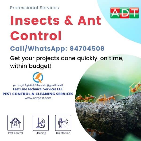 Ants Flies ,Rat control, Disinfection GPC 6