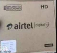 HDD Airtel receiver with Six months Malyalam Tamil telgu