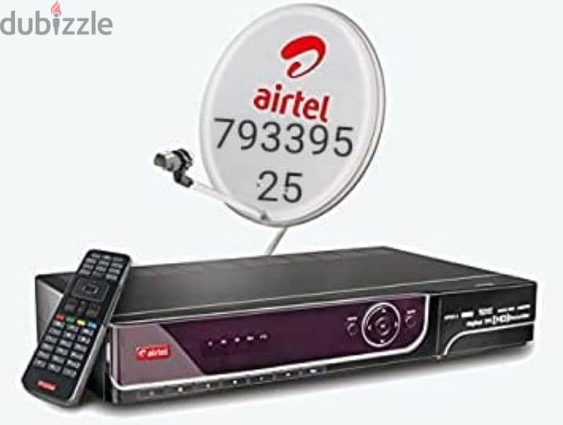 Airtel HD receiver full digital 
New set box with 0