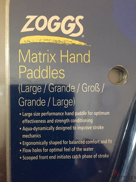 Zoggs Matrix Swimming Hand paddles 2