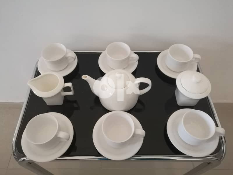 White Complete Tea Set 2