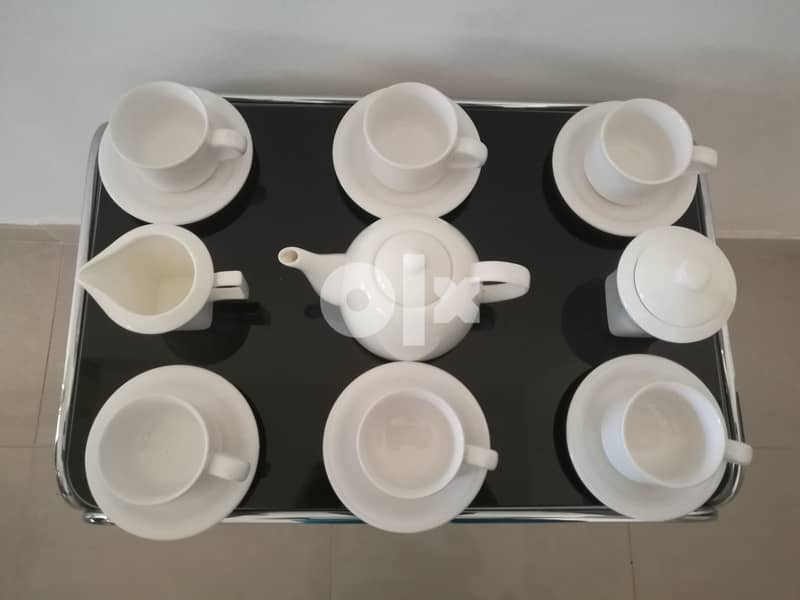 White Complete Tea Set 3