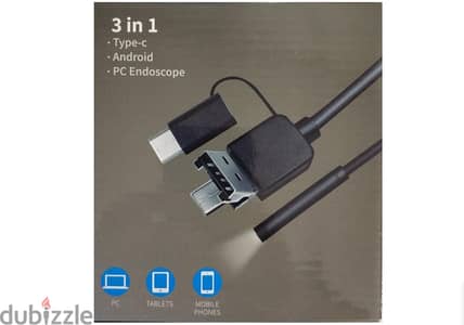 3 in 1 Type C Android & PC Endoscope (New Stock)