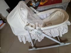 3 in 1 baby cot with seat with swing with net- 0