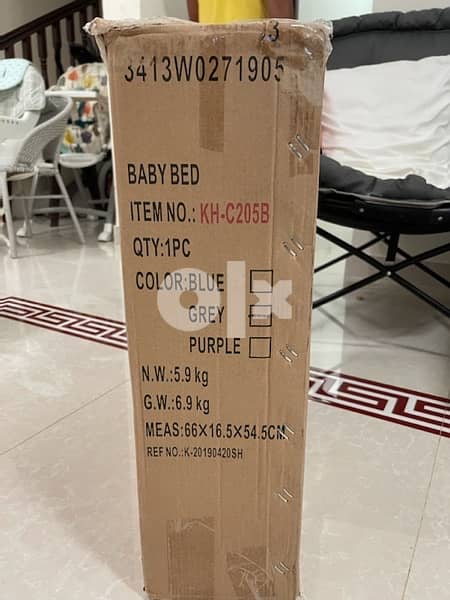 baby bed with manual swing 1