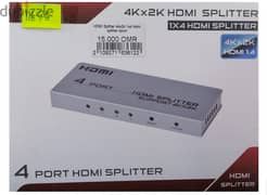 HDMI Splitter 4kx2k 1x4 HDMI Splitter 4 Port (BrandNew) 0