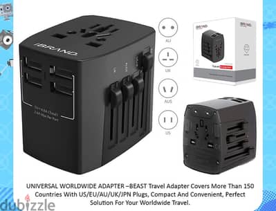 IBRAND Plug Universal Travel Adapter (Brand-New)