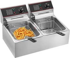 electric fryer double
