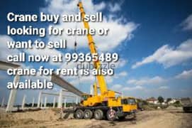 Crane sell and buy 0