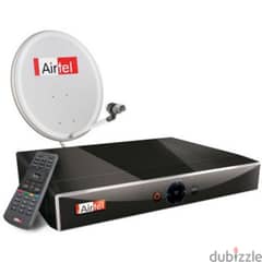 Full HDD Airtel receiver with Six months Malyalam Tamil telgu kannada