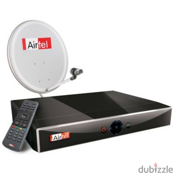 Full HDD Airtel receiver with Six months Malyalam Tamil telgu kannada 0
