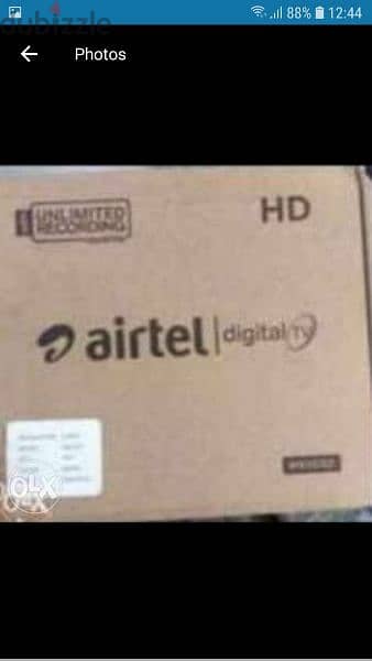 Full HDD Airtel receiver with Six months Malyalam Tamil telgu kannada 0