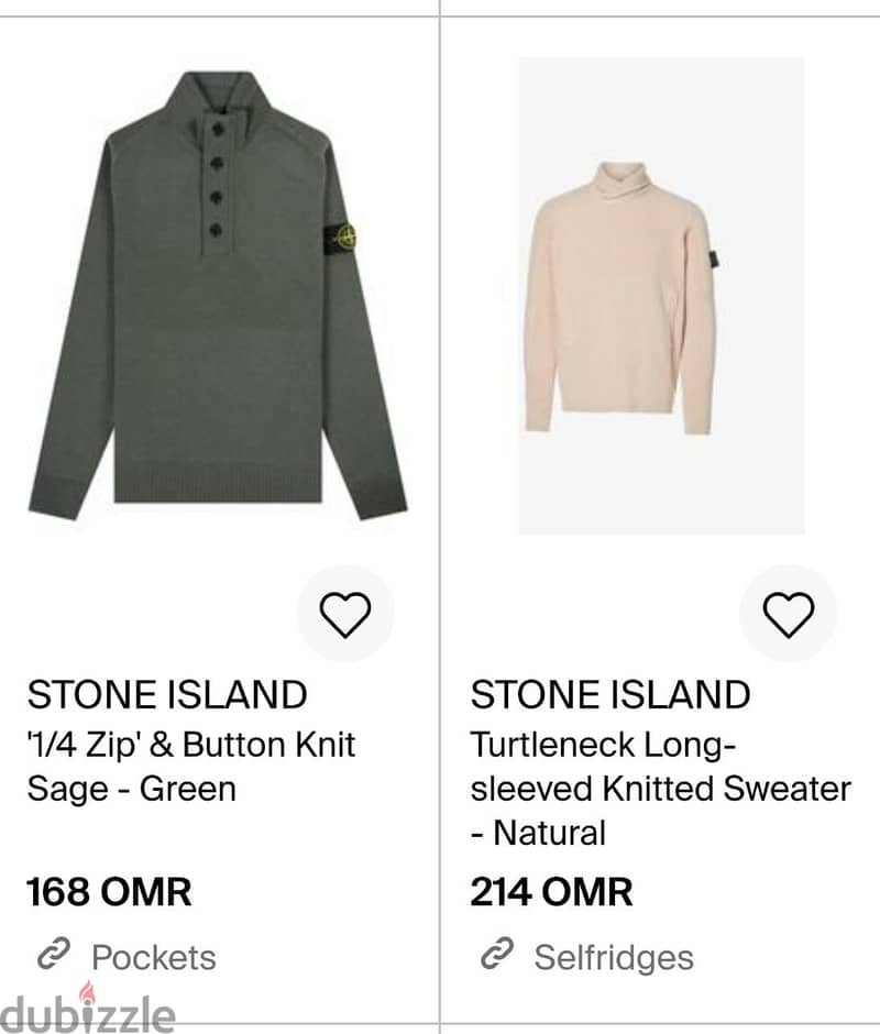 STONE ISLAND ZIPPED AND BUTTON NECK PULLOVER/JUMPER/SWEATER/KNITWEAR 6