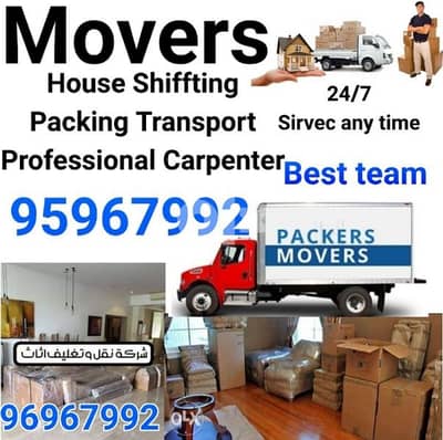House villa office shiffting furniture fixing packing Transport Labour