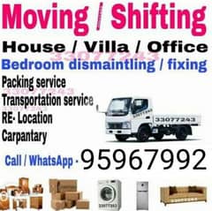 House shiffting office shiffting furniture fixing transport