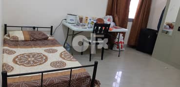 BED SPACE in Fully Furnished Flat in Ghala for Indian Bachelor.
