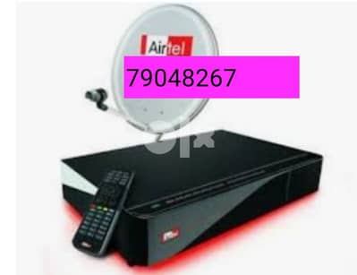 Arabsat nilesat Airtel dishtv install