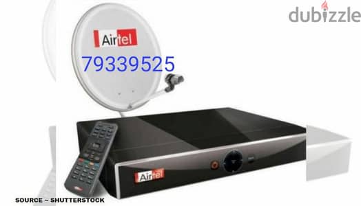 Satellite receiver and Dish antenna installation Nileset DishTv AirTel