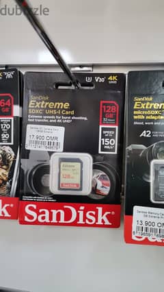 SanDisk Camera Card 128GB Extreme Pro (New Item)