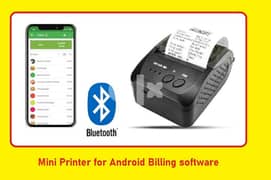 Mini Receipt Bluetooth printer