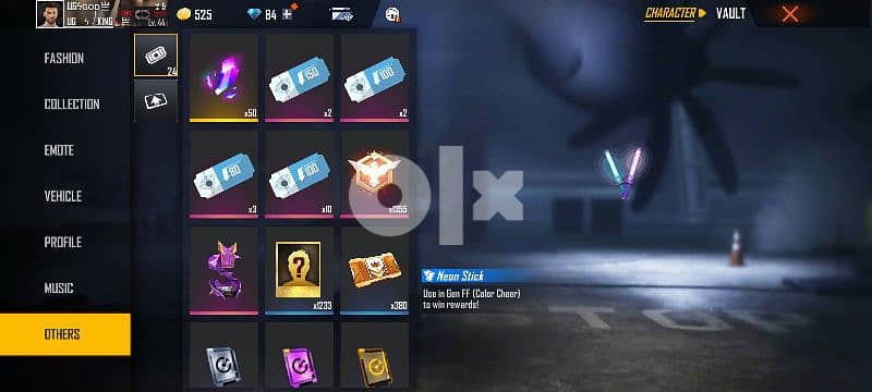 Free Fire id for sale SEASON 1 hiphop 5