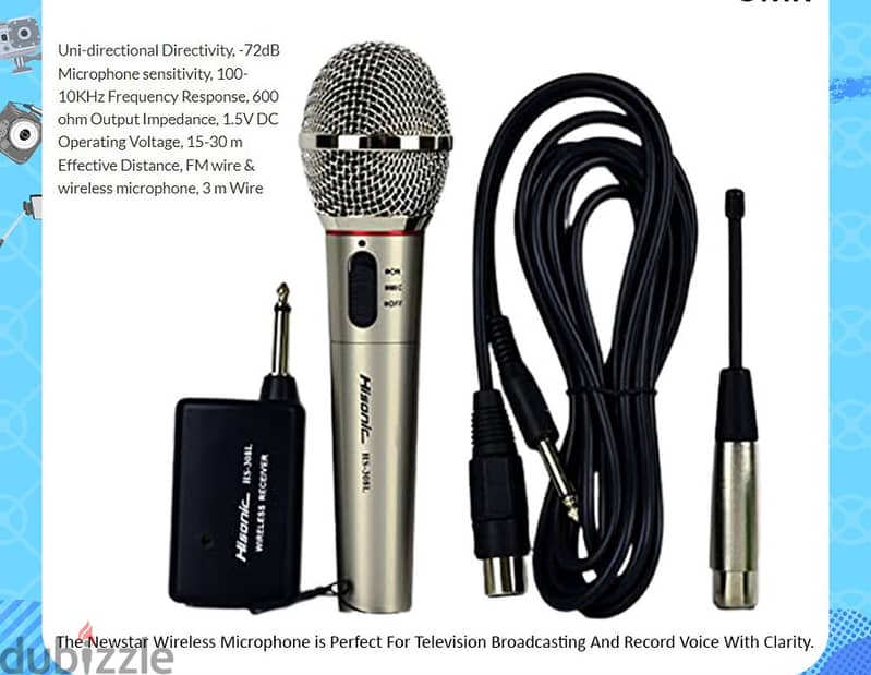Newstar FM Wireless Microphone High Quality ORG |||Brand-New||| 0