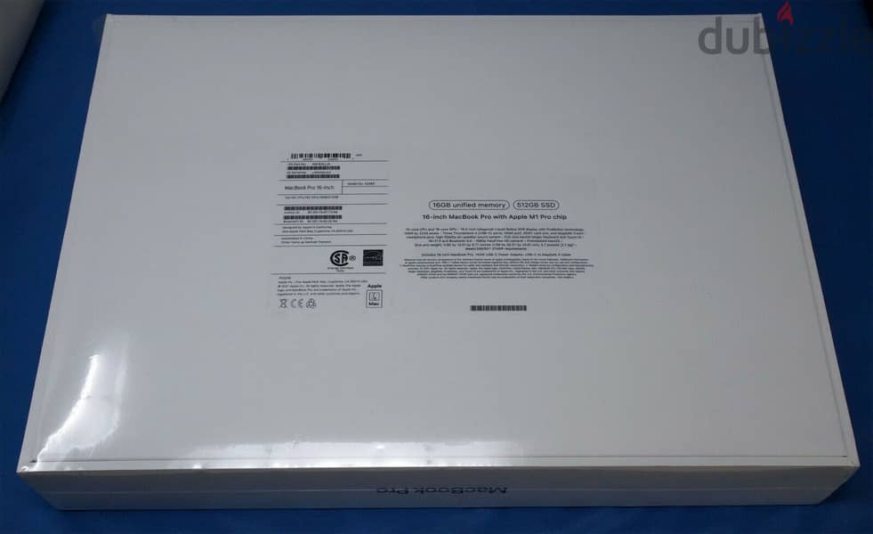 New STOCK Apple Macbook Pro 2021 16" 16in 10-core CPU 16-core GPU 1