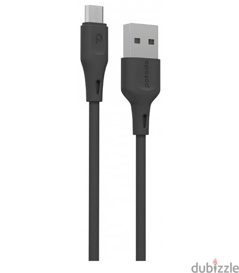 Porodo USB Cable Micro-USB Connector PD-UC12M-BK (New Stock) 0