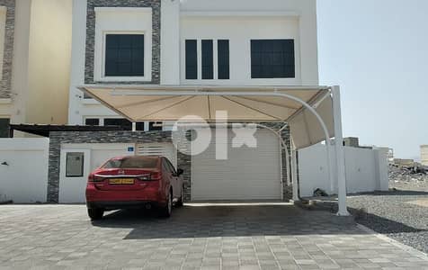 fabric parking shade