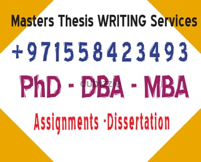 MBA Thesis / Dissertations - Business Plan - Case Studies - Essays