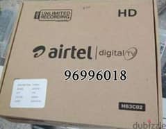 Airtel HD new Set top box with 6months south malyalam tamil