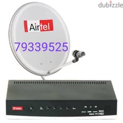 Six month subscription all pakge hd channel box  AirtelFull hd Airtel