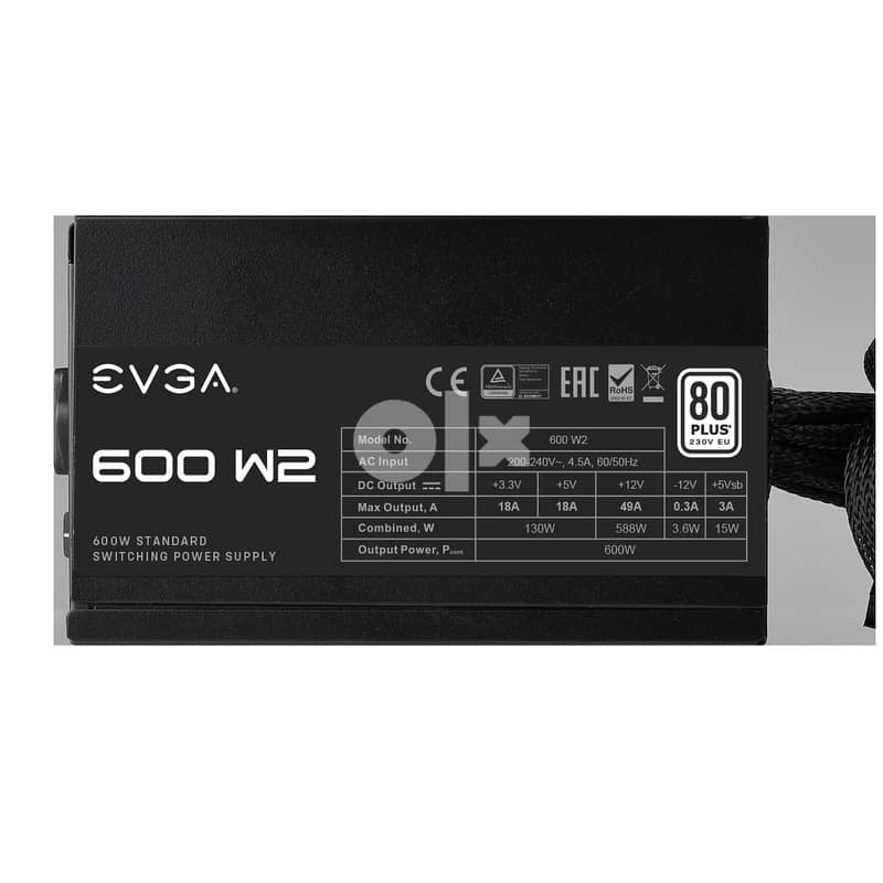 مزود طاقة PSU EVGA 600 W2 1