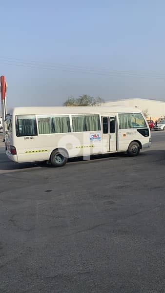 For rent a coaster bus, PDO system, 25 seat diesel, with driver, 0