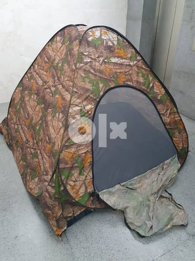 Automatic tent and sleeping bag