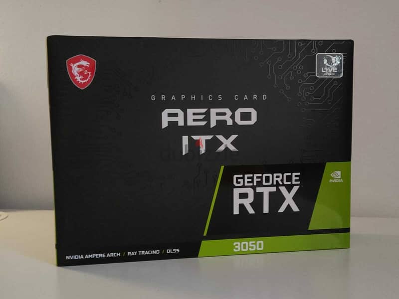 NEW NVIDIA MSI GeForce RTX 3050 8gb GDDR 6 raytracing dlss 2