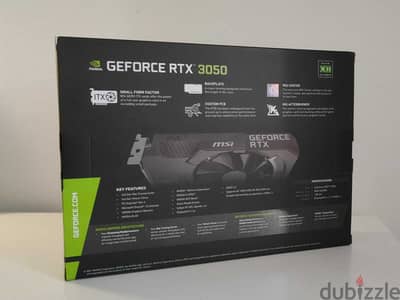 NEW NVIDIA MSI GeForce RTX 3050 8gb GDDR 6 raytracing dlss