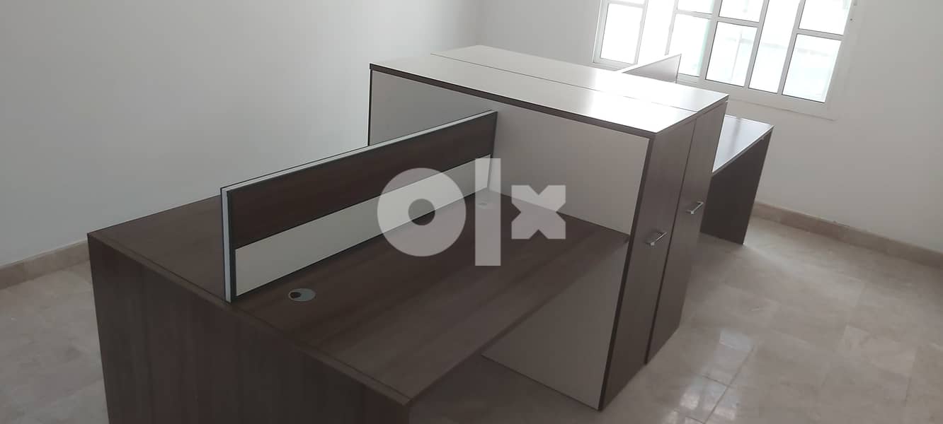 Office Desks with side cabinet storage – (OMR 120) 1