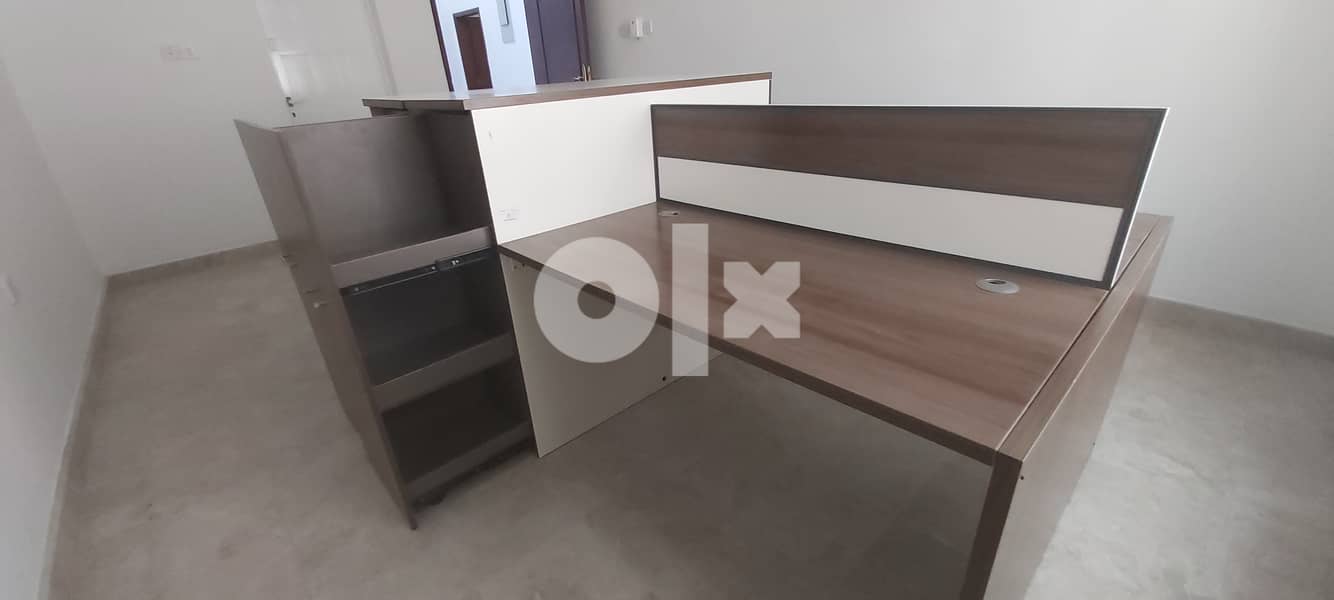 Office Desks with side cabinet storage – (OMR 120) 5