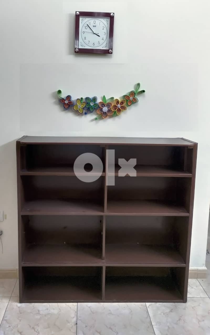 Sturdy Books/Things Shelf- Brown colour-Thick PLYWOOD 0
