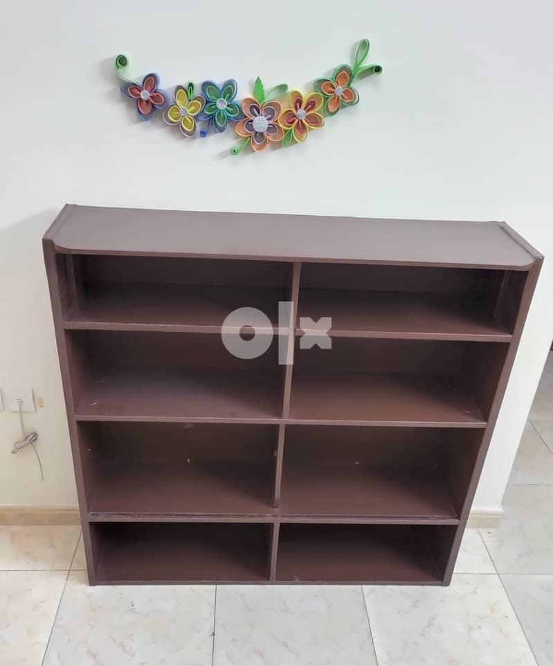 Sturdy Books/Things Shelf- Brown colour-Thick PLYWOOD 1