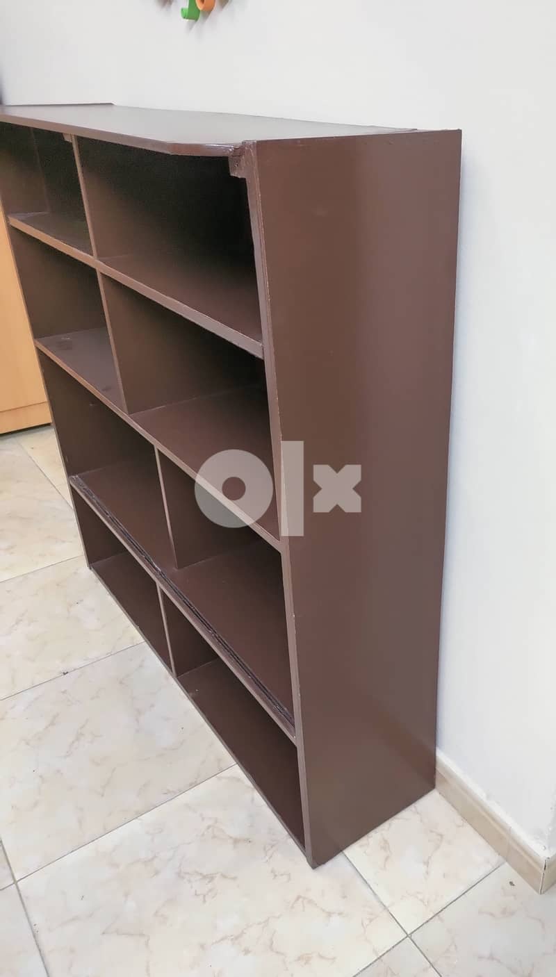 Sturdy Books/Things Shelf- Brown colour-Thick PLYWOOD 2