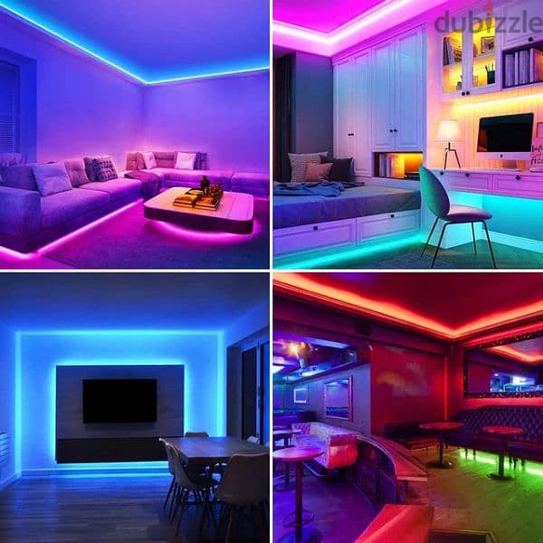 LED Multi Color RGB strip light for home or ship decor 1