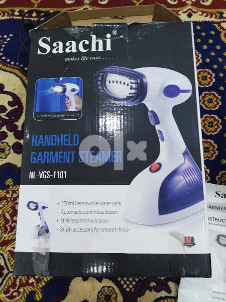 Saachi Handheld Garment Steamer 5