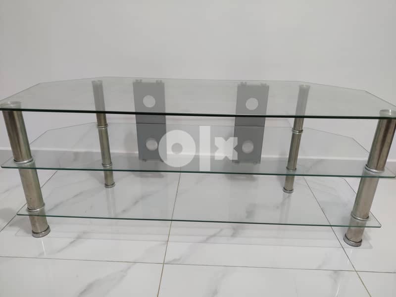 Glass TV stand 1