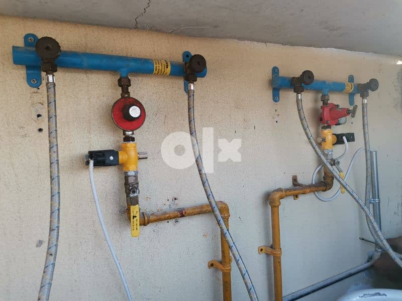 Installation of Gas Sensor and automatic valve for coffee shops, hotel 2
