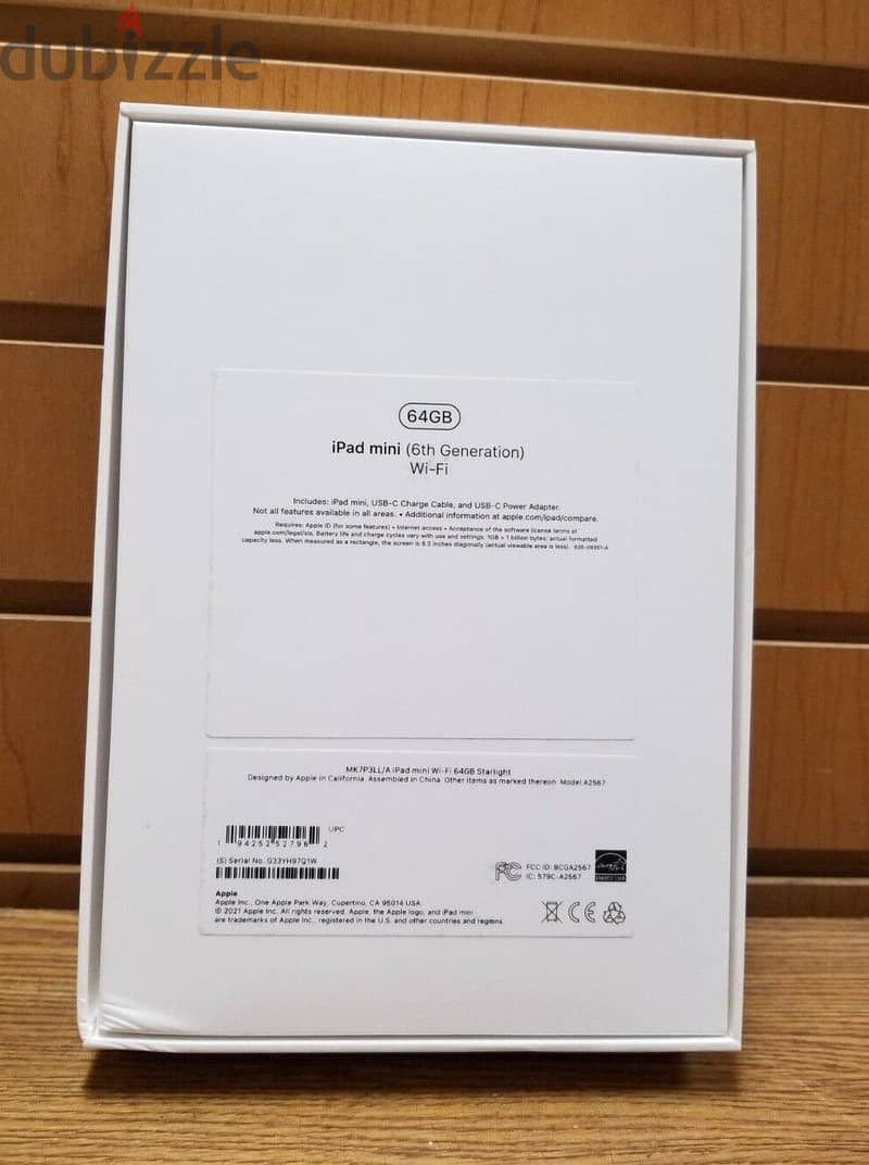 NEW Apple iPad Mini (6th Generation) 64GB Wi-Fi - Space Gray 1